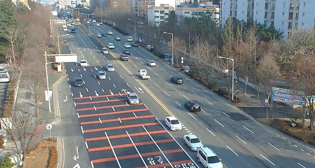 교통사고 잦은 곳 개선사업이 추진된 효자동 남전주전화국 사거리 모습. 사진=전주시 제공