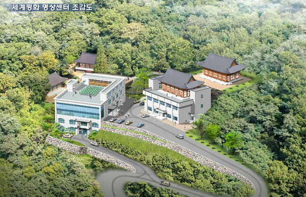 만성동 서고사 주변 내년 2월 설립될 불교 세계평화명상센터 모습. 사진=전주시 제공