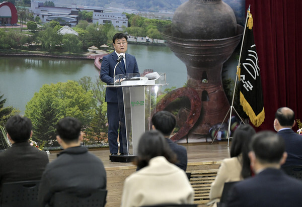 시무식 장영수 군수 /사진=장수군 제공