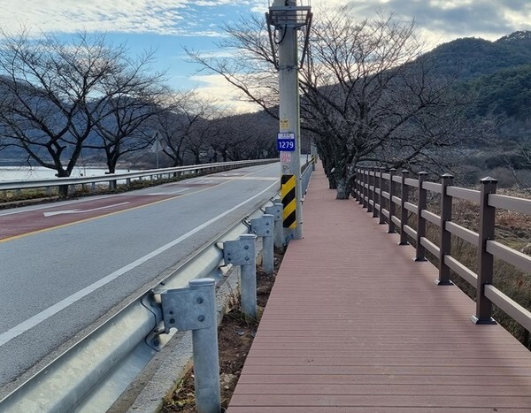 정읍 산내면 옥정호 산책길 조성