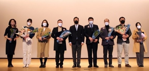 문화체육관광부 표창 수장자들 기념사진