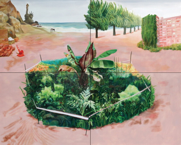 강유진_저편_통제구역260.6x324.4cm,oil on canvas, 2017