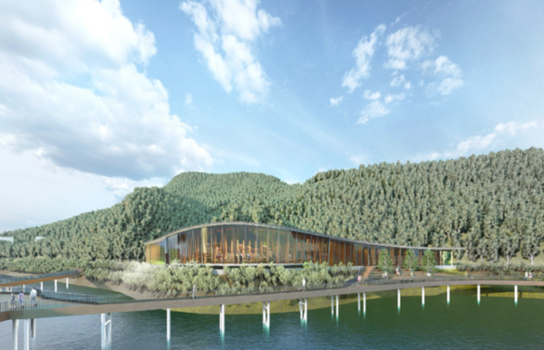 전주시가 ‘책이 삶이 되는 인문도시 전주’를 비전으로 추진전략을 제시했다. 사진은 시가 조성할 아중호수도서관 조감도