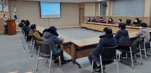    부안 행안면 노인일자리사업 발대식 가져  /사진제공=부안군