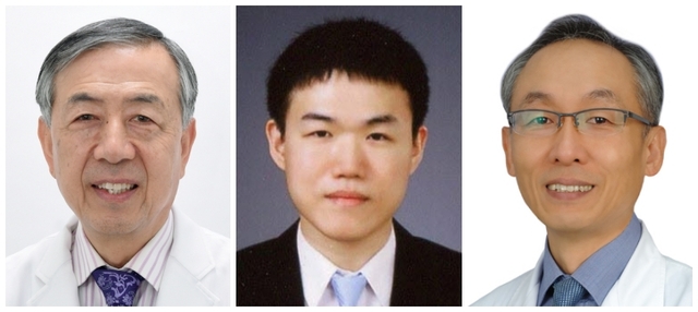 박성광 신장내과 교수, 김형완 신장내과 교수​​​​​​, 박종관 비뇨의학과 교수