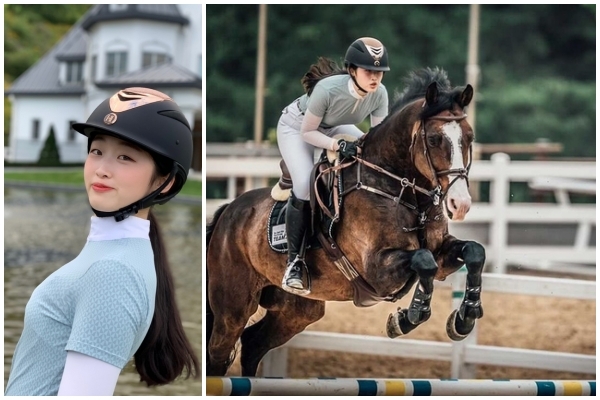 최연소 승마 국가대표로 선발된 김시현 학생과 승마 사진 / 사진제공=익산시