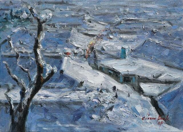 박천복-설경 22×31cm oil on canvas 2009