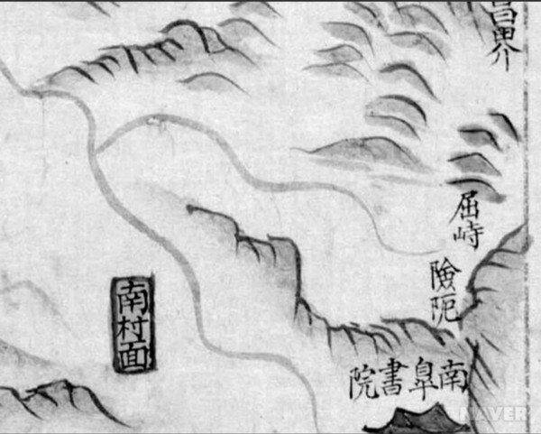 광여도의 태인굴치 일대