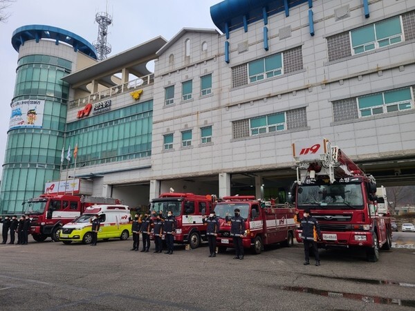    부안소방서 설 특별경계근무 /사진제공=부안소방서