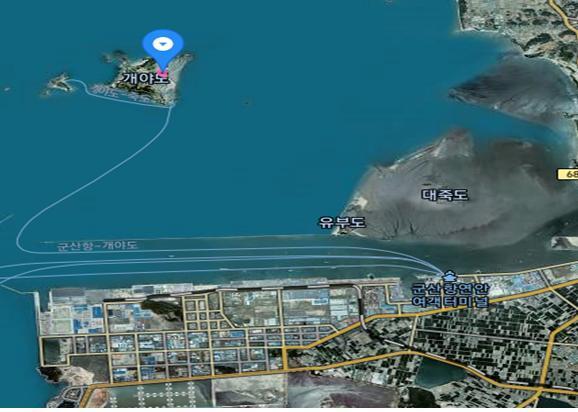 응급헬기 착륙장 위치(개야도)