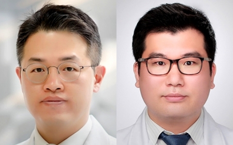 박철  원광대병원 흡기내과 교수(왼쪽),  조재영 원광대병원 순환기내과 교수