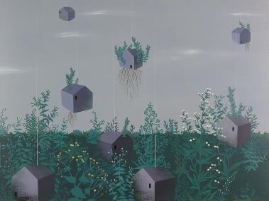깊은 하루, 97x130.3cm, 캔버스에 아크릴, 2007, 양순실