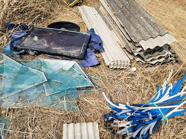 익산 만경강 쓰레기 불법 투기