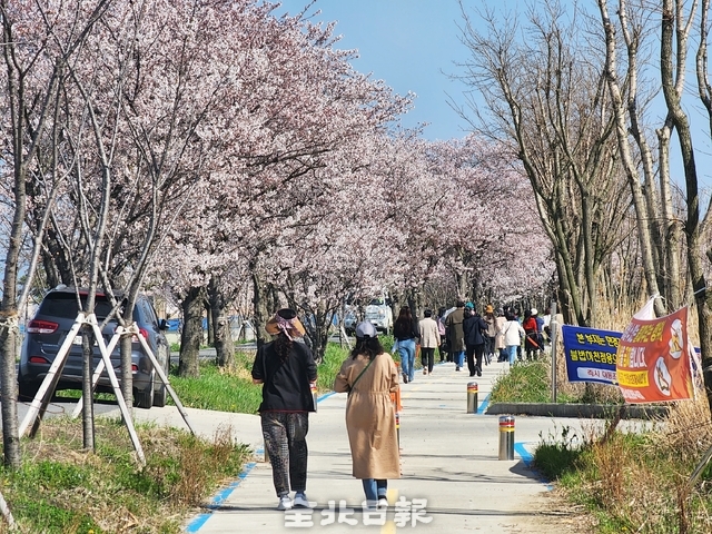 익산 만경강 둑길