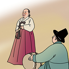 [오목대] 최승희 명창과 판소리 악보