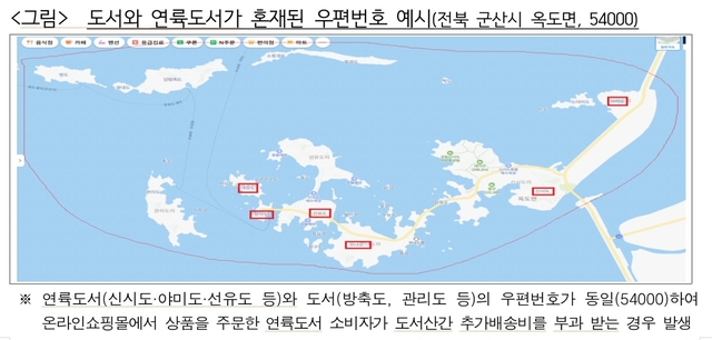 "배 없이 갈 수 있는데"⋯추가 배송비 받은 쇼핑몰 시정조치
