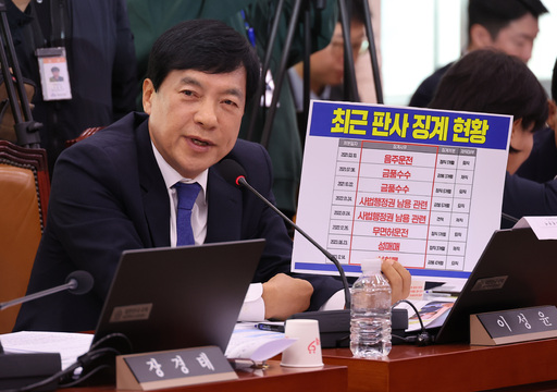 [국감] "이걸 기소?"…전주지법 '법관 비위 의혹·'초코파이 재판' 질타