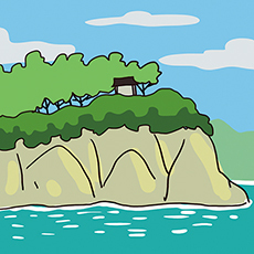 [오목대] 죽막동과 오키노시마