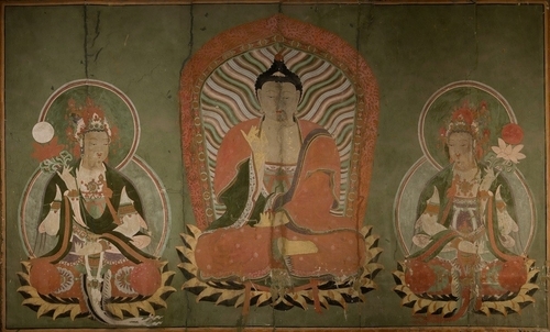 부안 내소사 대웅보전 관음보살 벽화, 보물 됐다